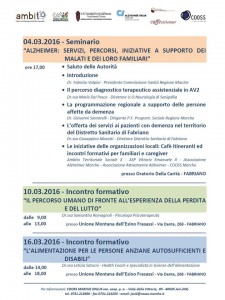 formazione Alzheimer
