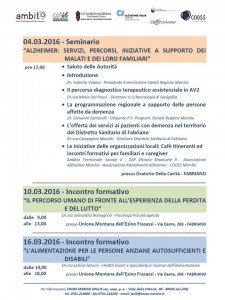 formazione Alzheimer